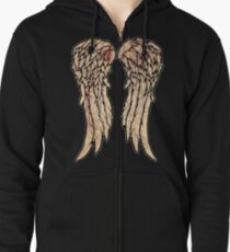The Walking Dead, Daryl Dixon inspired Wings Zipped Hoodie