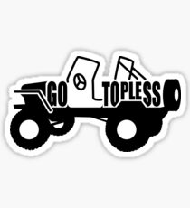 Go Topless Sticker