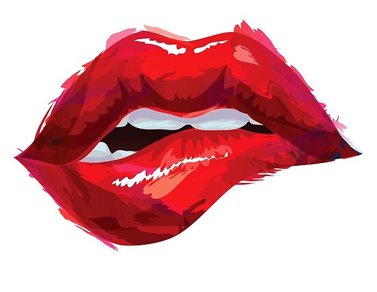 "Lip bite" Posters by Boscar | Redbubble