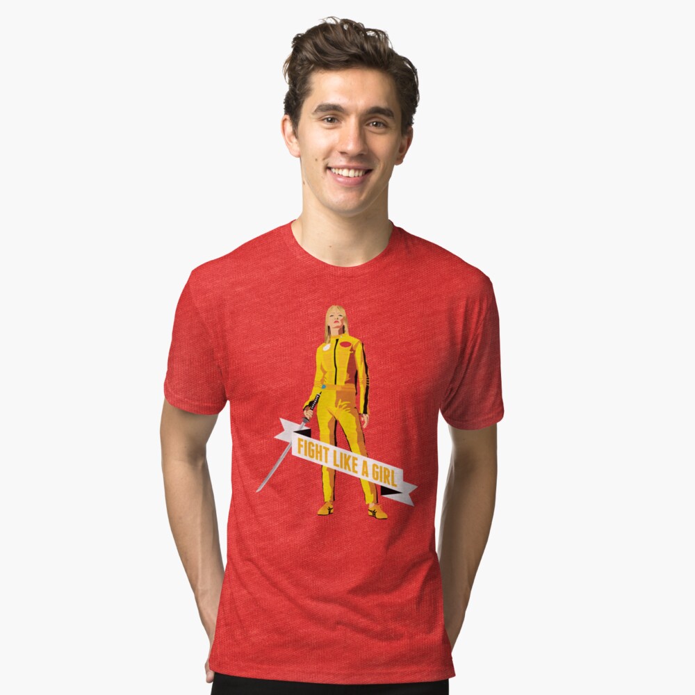 Kämpfe wie ein Mädchen: Beatrix Kiddo Vintage T-Shirt