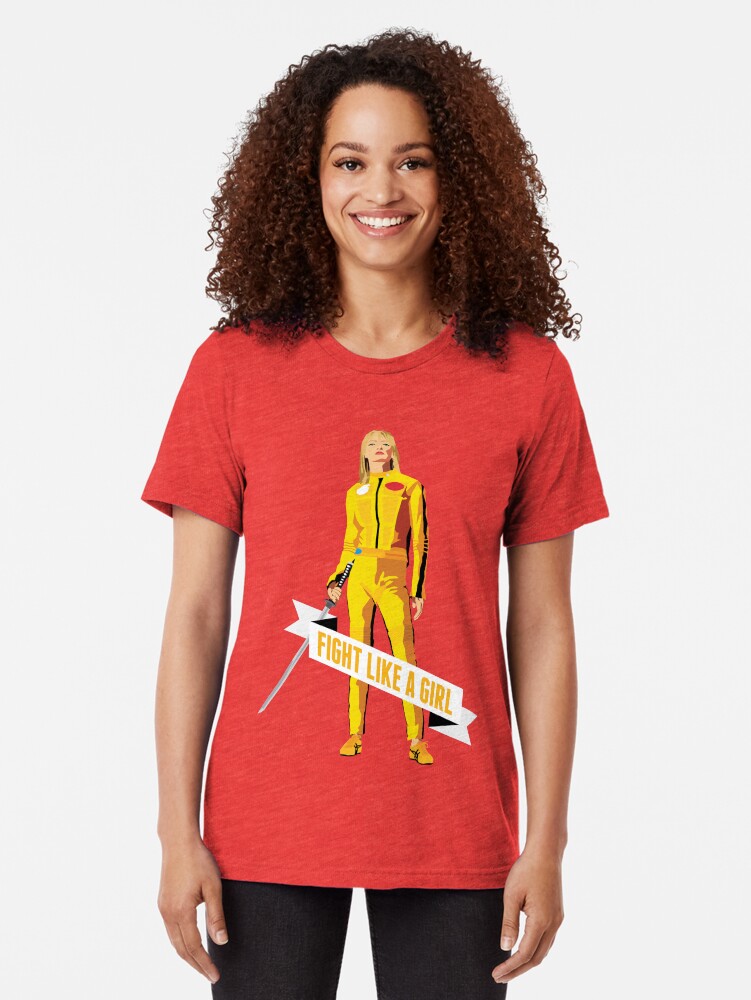 Alternative Ansicht von Kämpfe wie ein Mädchen: Beatrix Kiddo Vintage T-Shirt