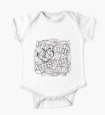 Pattern for coloring on fabric and paper. It's an interesting idea. One Piece - Short Sleeve