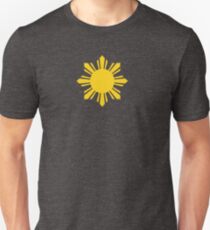 Philippinen Sonne Slim Fit T-Shirt