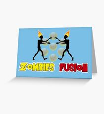 Zombies fusion! - Sayan style Greeting Card