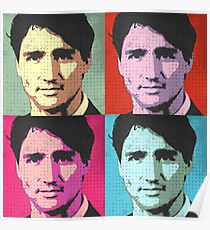 Justin Trudeau Pop Art Poster