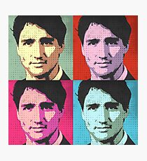 Justin Trudeau Pop Art Photographic Print