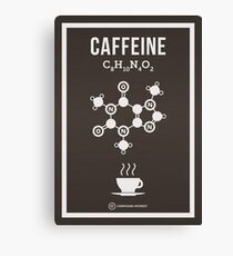 Koffein Leinwanddruck