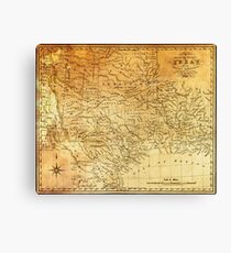 MAP of the REPUBLIC of TEXAS 1841 Canvas Print