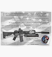 CONSTITUTIONAL RIGHT to BEAR ARMS Poster