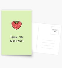Thank You Berry Much Postcards