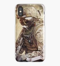 Apocalyptic Gaming Soldier iPhone Case