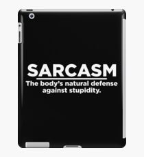sarcasm natu iPad Case/Skin
