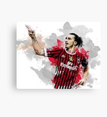 Zlatan Ibrahimovic Painting Canvas Print