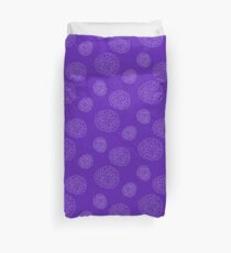 Chrysanthemum - Purple Duvet Cover