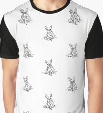 White Frenchie Graphic T-Shirt
