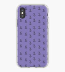 Purple Pattern Frenchie iPhone Case