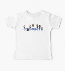 Community Logo with Characters Baby Tee