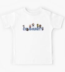 Community Logo with Characters Kids Tee