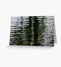 Creekside Reflections and Ripples Greeting Card