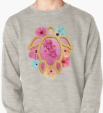 Pink Honu And Hibiscus Pullover