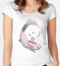 Axolotl growth Women's Fitted Scoop T-Shirt