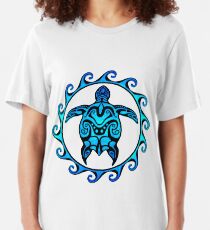 Tribal Turtle Slim Fit T-Shirt