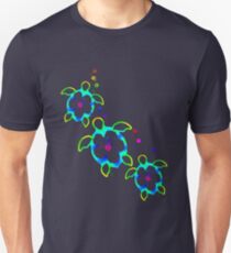 Krawatte gefärbt Honu Turtles Slim Fit T-Shirt
