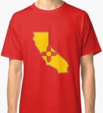 New Mexico flag California outline Classic T-Shirt