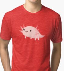 Axolotl baby kawaii Tri-blend T-Shirt
