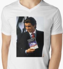Neon genesis evangelion american psycho Men's V-Neck T-Shirt