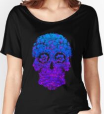 Colorful Skull Women's Relaxed Fit T-Shirt