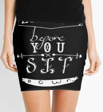 "Lauryn, before you sit down..." Mini Skirt