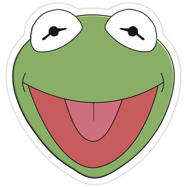 Kermit The Frog Stickers By Willarts Redbubble 9373