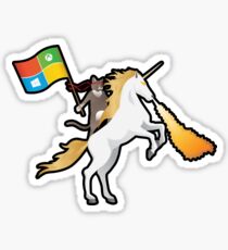 Ninja Cat Einhorn Sticker