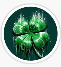 Four Leaf Clover Sticker