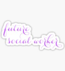 Future Social Worker Sticker