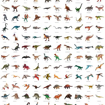 Imagen de la obra Dinosaurios del Mesozoico (Con nombres) de Astrobiologic