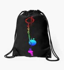 Lexa's Tattoo (Rainbow) Drawstring Bag