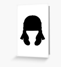 Tarjeta de felicitación roman helmet sword italia spada fencing