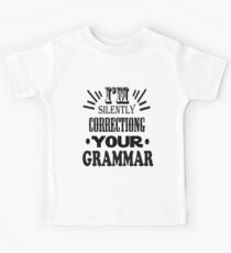 Silently Correctiong Grammar Kids Tee