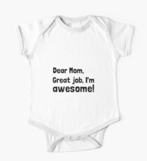 Mom Im Awesome One Piece - Short Sleeve