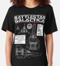 BATTLESTAR GALACTICA COLONIAL VIPER Slim Fit T-Shirt