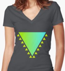 Vector I Women's Fitted V-Neck T-Shirt