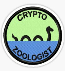 Cryptozoologist Geek Merit Badge Sticker