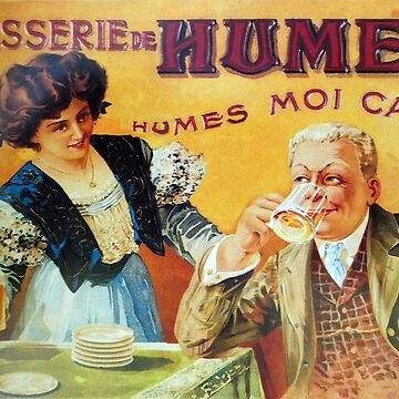 The Brasserie. French vintage poster.