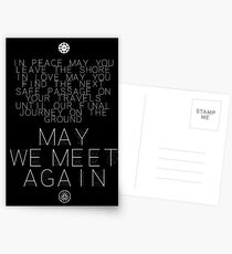 May We Meet Again Constellation Postcards