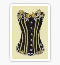 Flower Corset Sticker