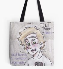 Bolsa de tela Jet Black Heart