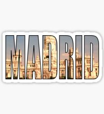 Pegatina Madrid