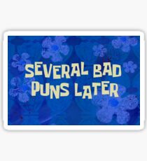 Several Bad Puns Later Sticker